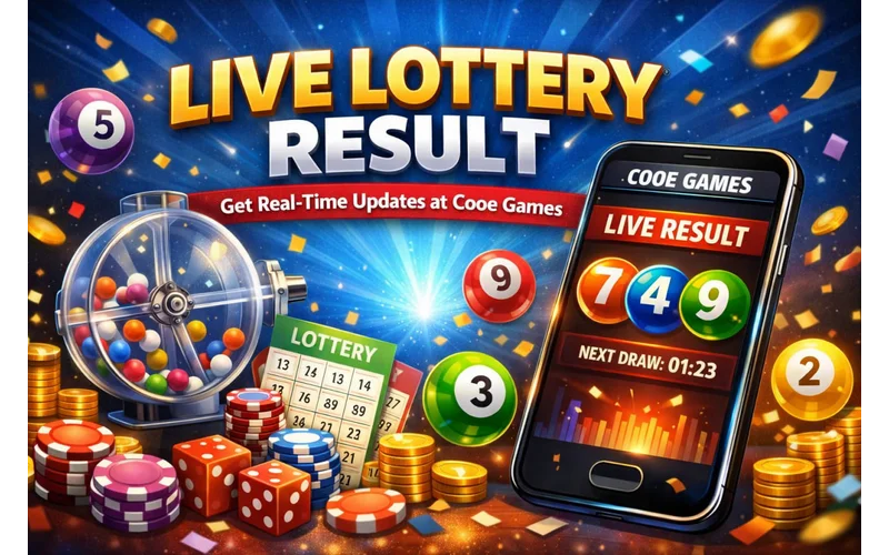 live lottery result at Cooe Games featured image